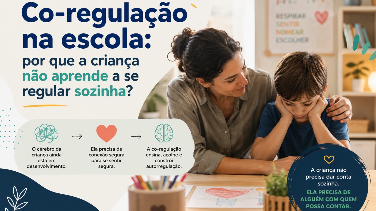Co-regulação na escola: por que a criança não aprende a se regular sozinha?